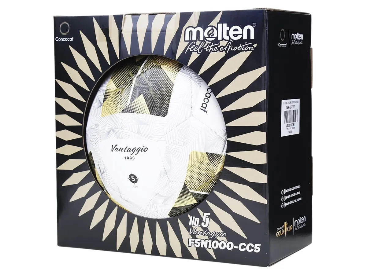 MOLTEN Balón Fútbol #5 Molten Vantaggio F5N1000-P DORADO