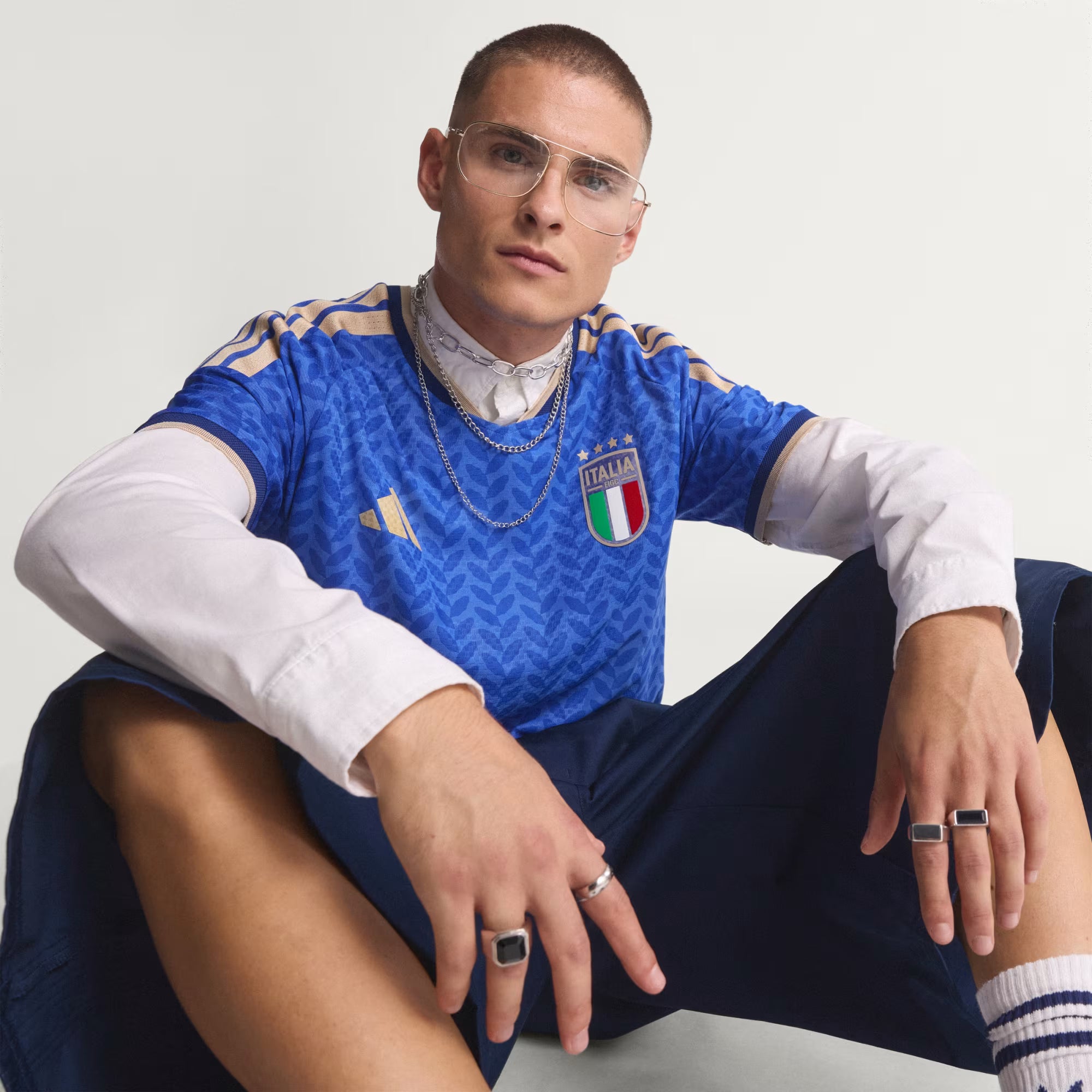 Adidas Italy 26 Home Authentic Jersey Player