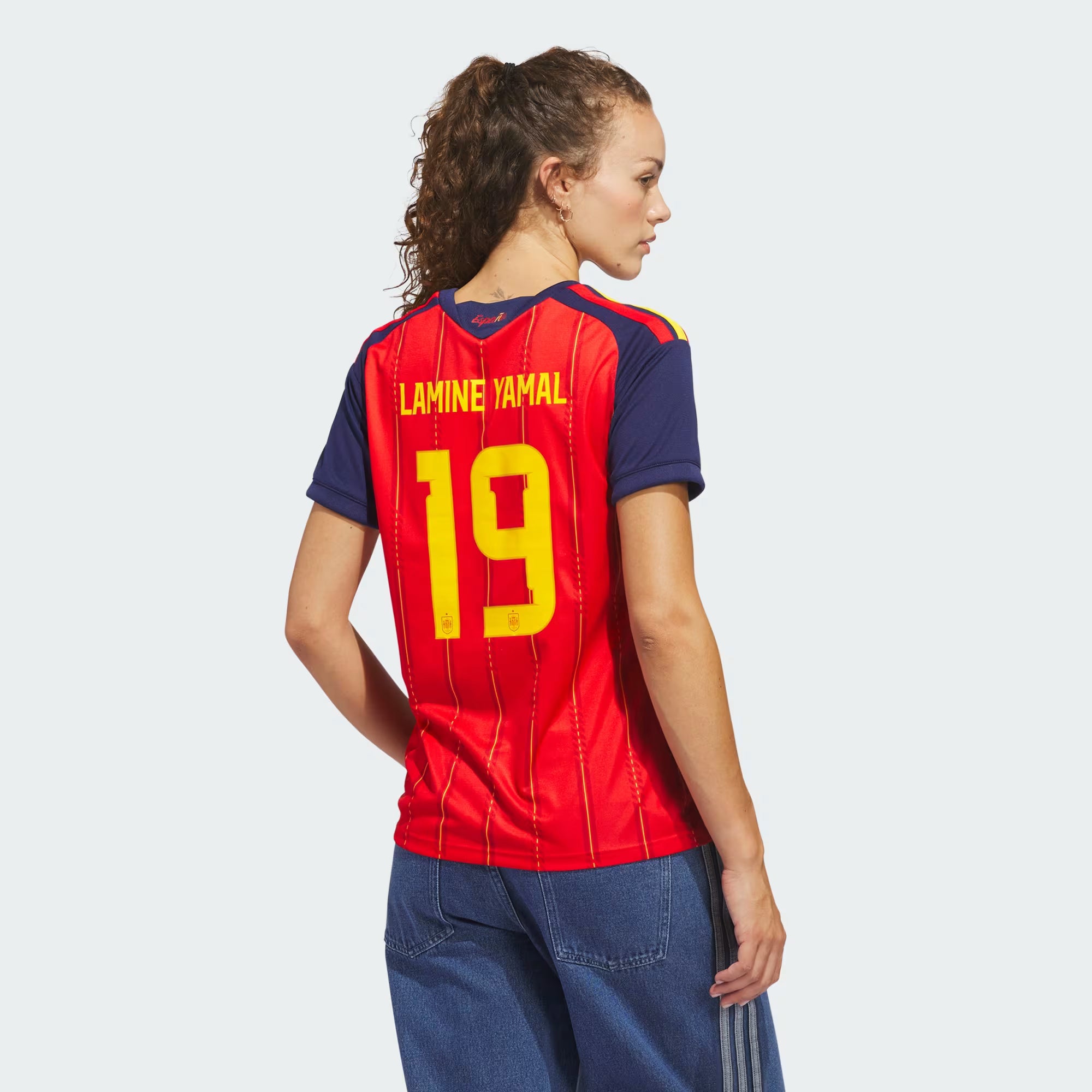 Adidas Spain 26 Home Authentic Yamal Jersey Fan Woman