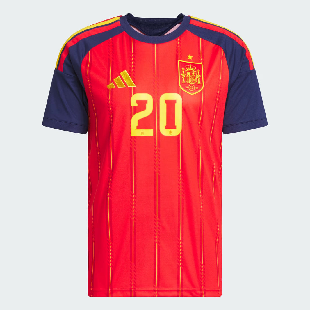 Adidas Spain 26 Home Authentic Pedri Jersey Fan