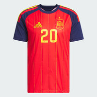 Adidas Spain 26 Home Authentic Pedri Jersey Fan