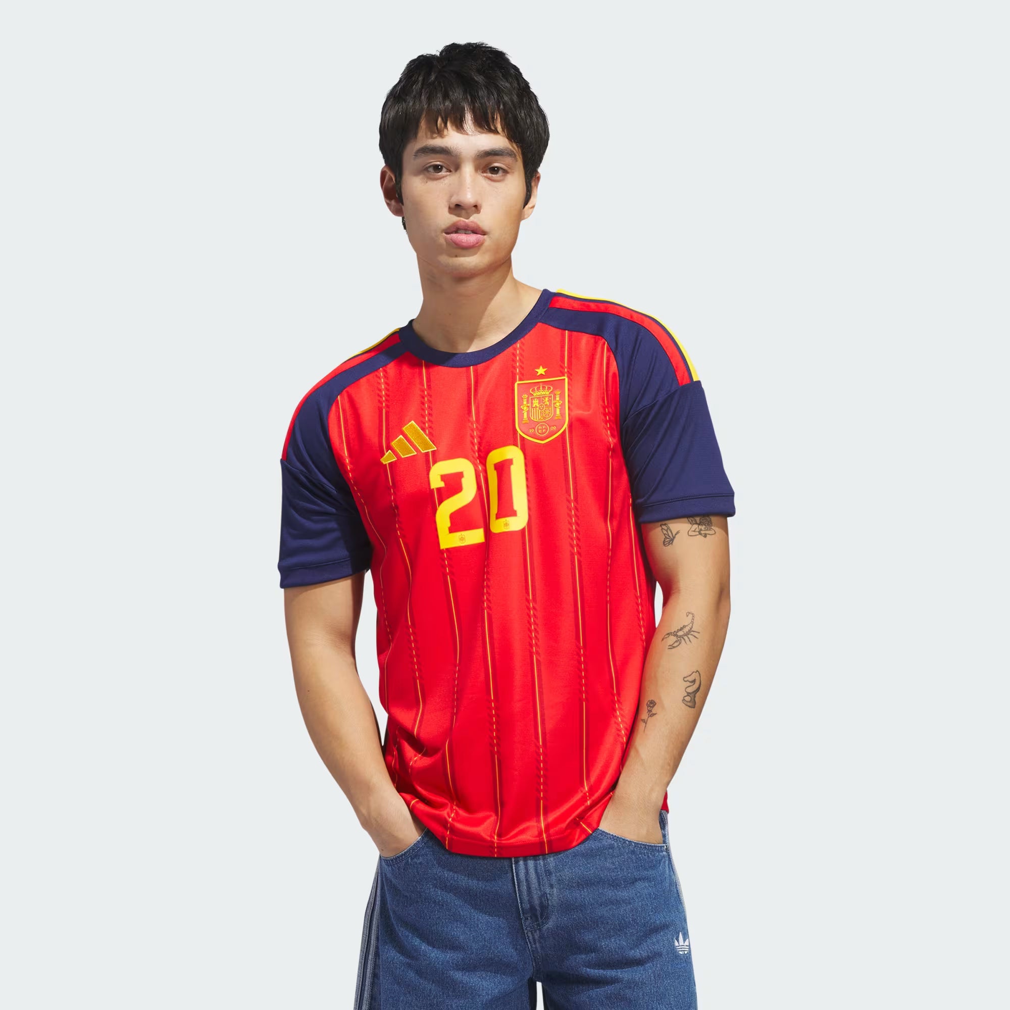 Adidas Spain 26 Home Authentic Pedri Jersey Fan